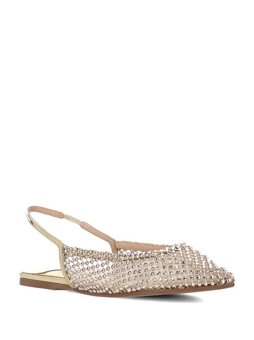 Gold-tone flat slingback LE SILLA | 9034D020MTPPSTE907